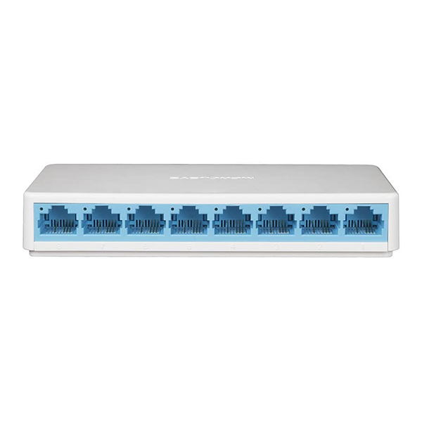 سوییچ 8 پورت مگابیت و دسکتاپ مرکوسیس MS108