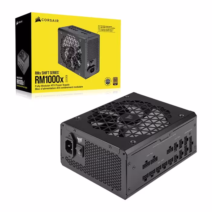پاور 1000 وات کورسیر (ATX3.0) RM1000x SHIFT 80 PLUS Gold Full Modular