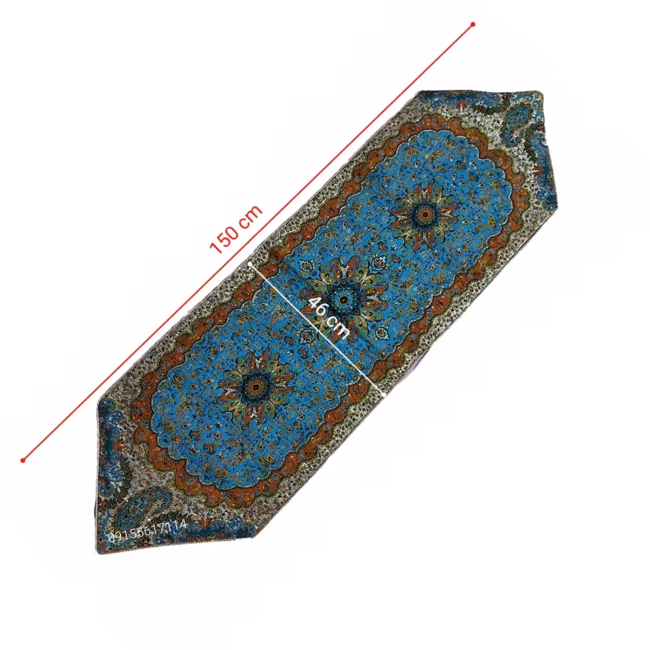 رانر ترمه خاتم یزد اعلا  با تراکم بالای 150