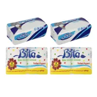 دستمال توالت و دستمال کاغذی بی تا مدل 2S_2T2 مجموعه 4 عددی