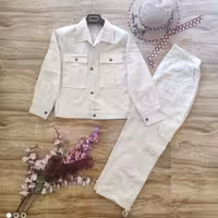 کت نچرال شلوار کارگو