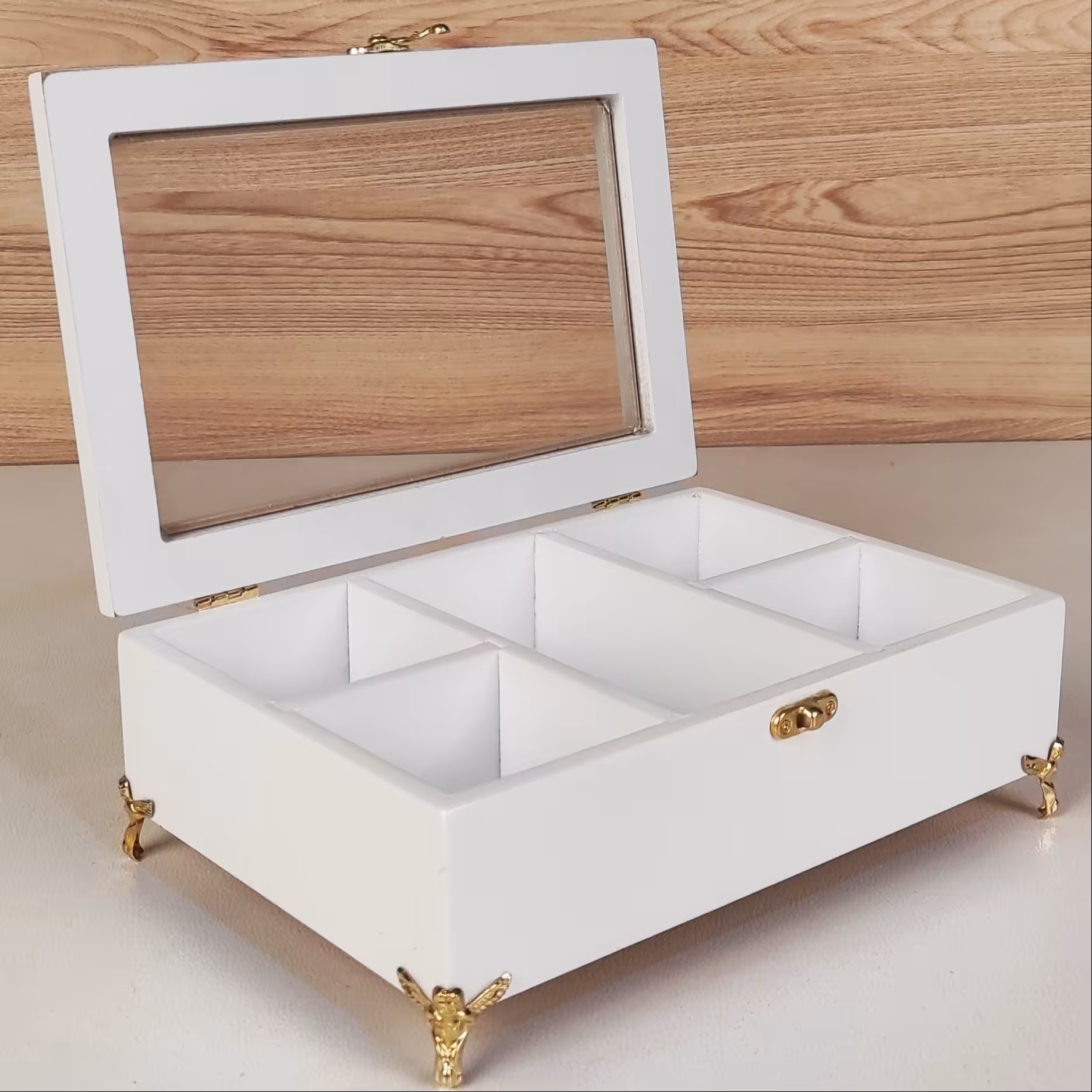 جعبه پذیرایی دکورستیک مدل پنج پارته پایه فلزی پس کرایه