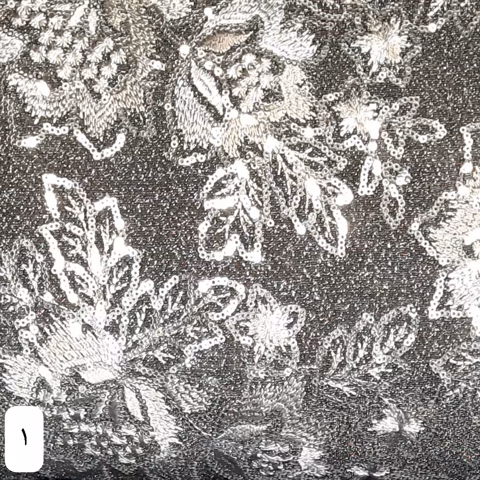 پارچه لمه پولک دوزی