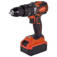 دریل شارژی چکشی براشلس زیمبرگ سه نظام13 فلزی باتری  20 ولت 4 آمپری  با 18 ماه گارانتی 