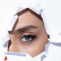 لنزچشم گلدن شماره 10 رنگ GRAY BLUE 2 ساخت کره


