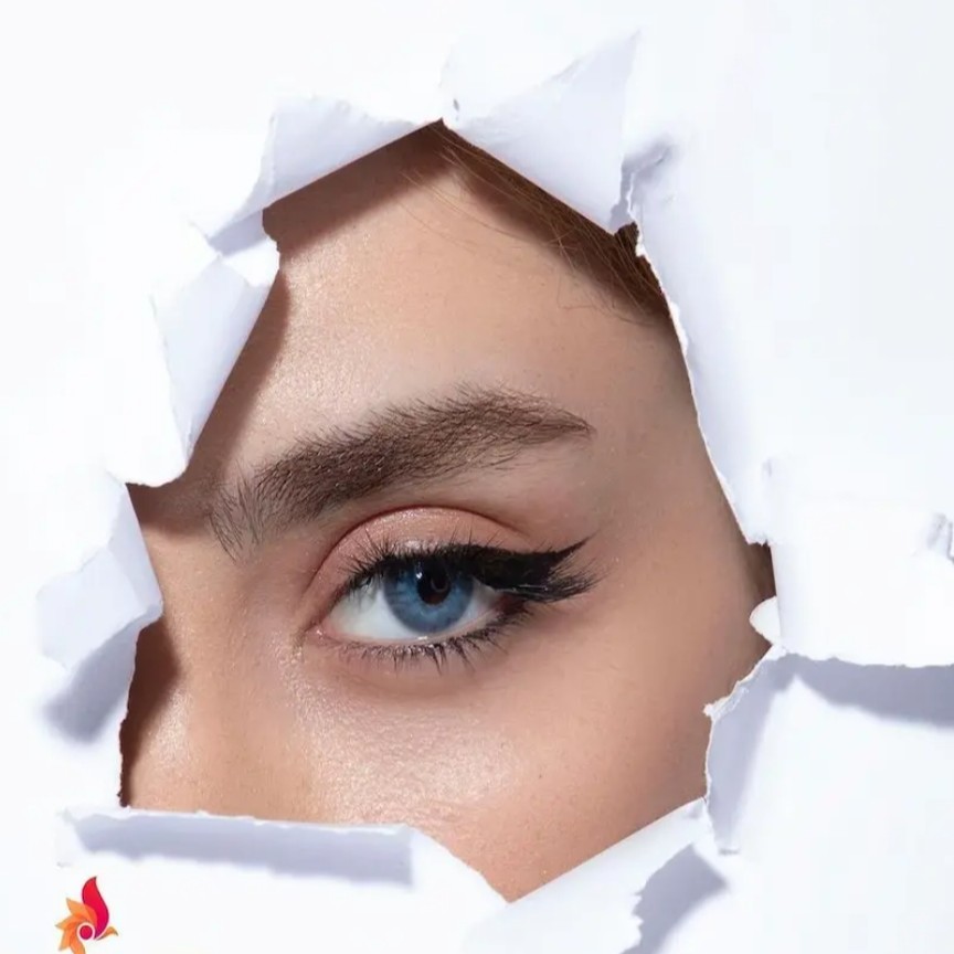 لنزچشم گلدن شماره 10 رنگ GRAY BLUE 2 ساخت کره

