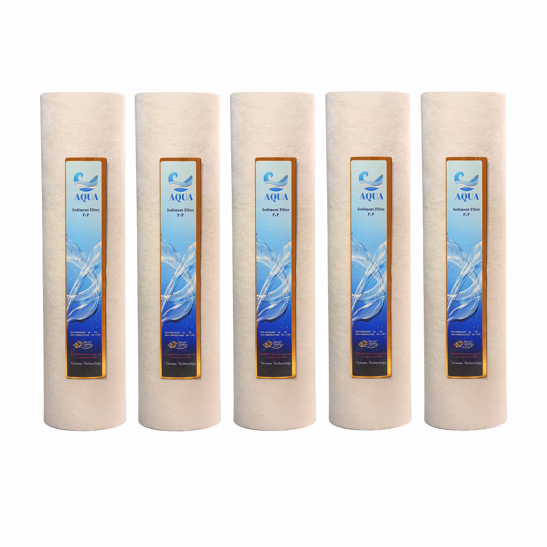 فیلتر دستگاه تصفیه آب آکوا مدل AQUA-PP5 مجموعه 5 عددی