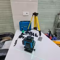ترازلیزری ماکیتا 4D جدید
16 لاین 
برد کنترل 20 متر
360 درجه خودتراز اتومات
