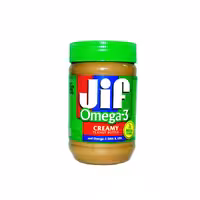 کره بادام زمینی جیف با امگا 3 در سبز 454 گرم