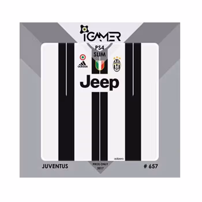 برچسب پلی استیشن 4 اسلیم طرح Juventus