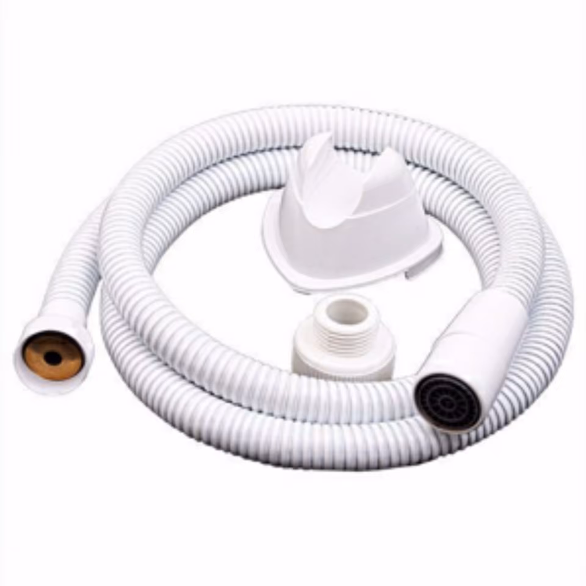 شیلنگ توالت فلزی سفید درجه 1