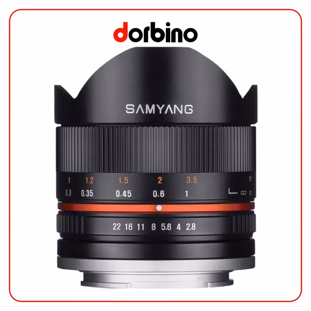 لنز سامیانگ Samyang 8mm f/2.8 Fisheye II Lens for Sony E Mount - فروشگاه دوربین دوربینو