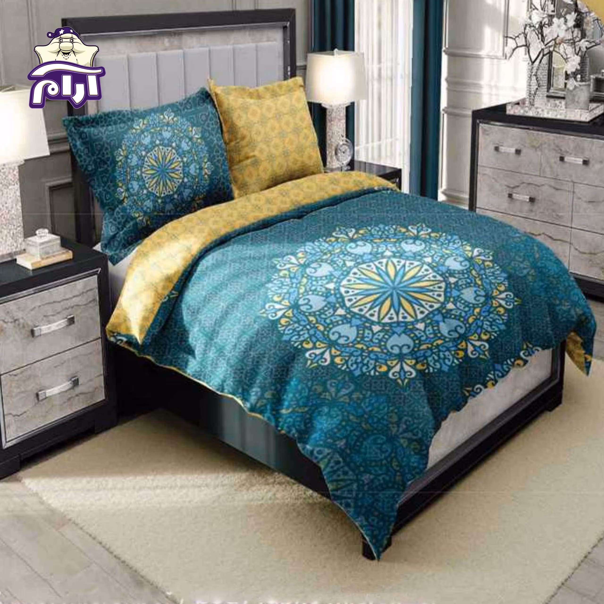سرویس روتختی لحاف یک نفره سارای 3 تکه کد 1230