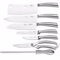 ست کارد آشپزخانه 7 پارچه جی فی نی GIFFINI  استیل مدل S-07