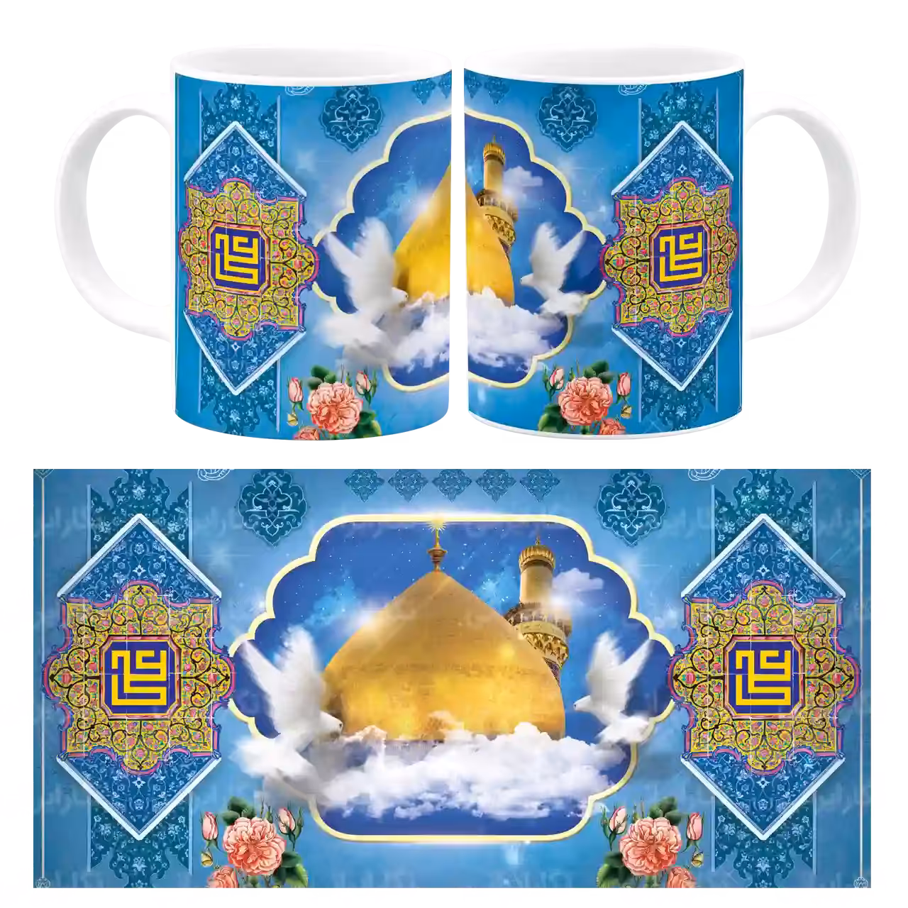 ماگ حرم امام علی (ع) مدل D 18