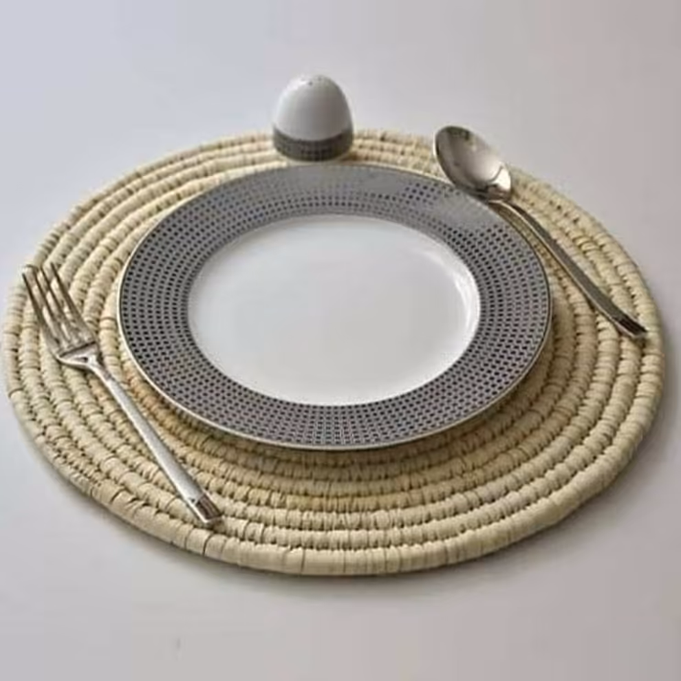 زیربشقابی حصیری 30سانت