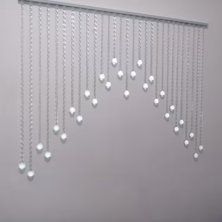 پرده کریستال  خاص