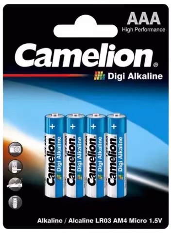 خرید باتری نیم قلمی کملیون مدل LR03-BP4DG