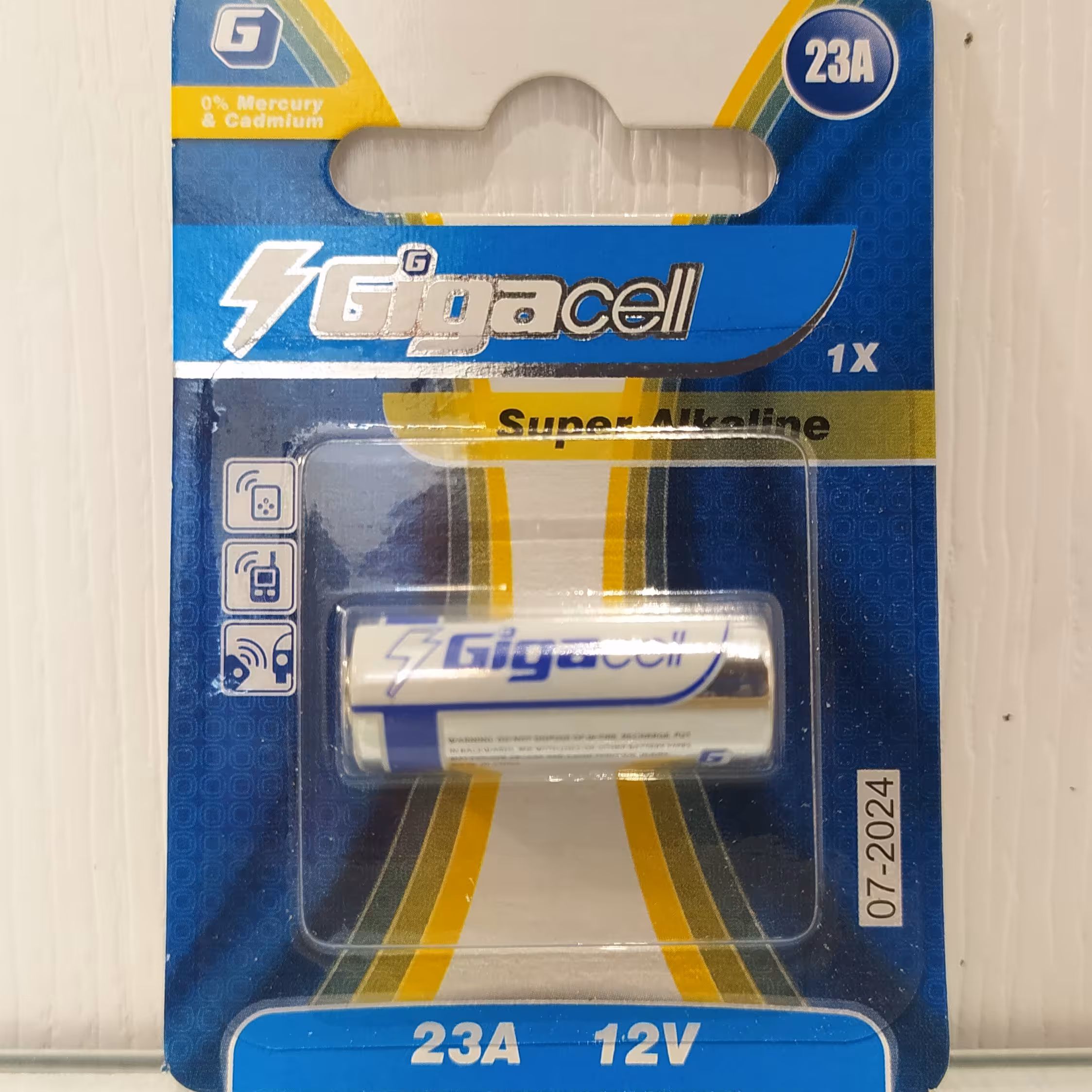 باتری ریموت 23A گیگاسل آلکالاین 12 ولت