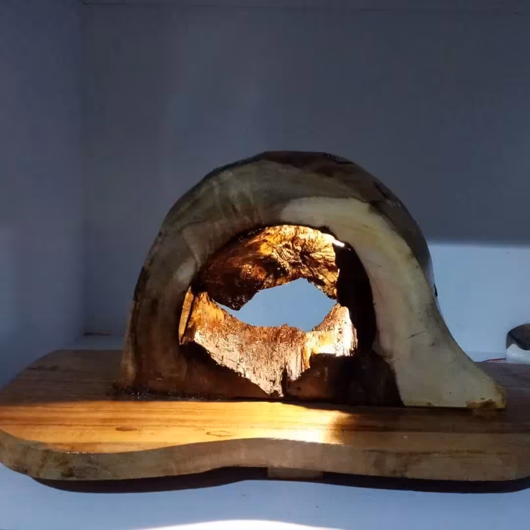 چراغ خواب چوبی آنتیک