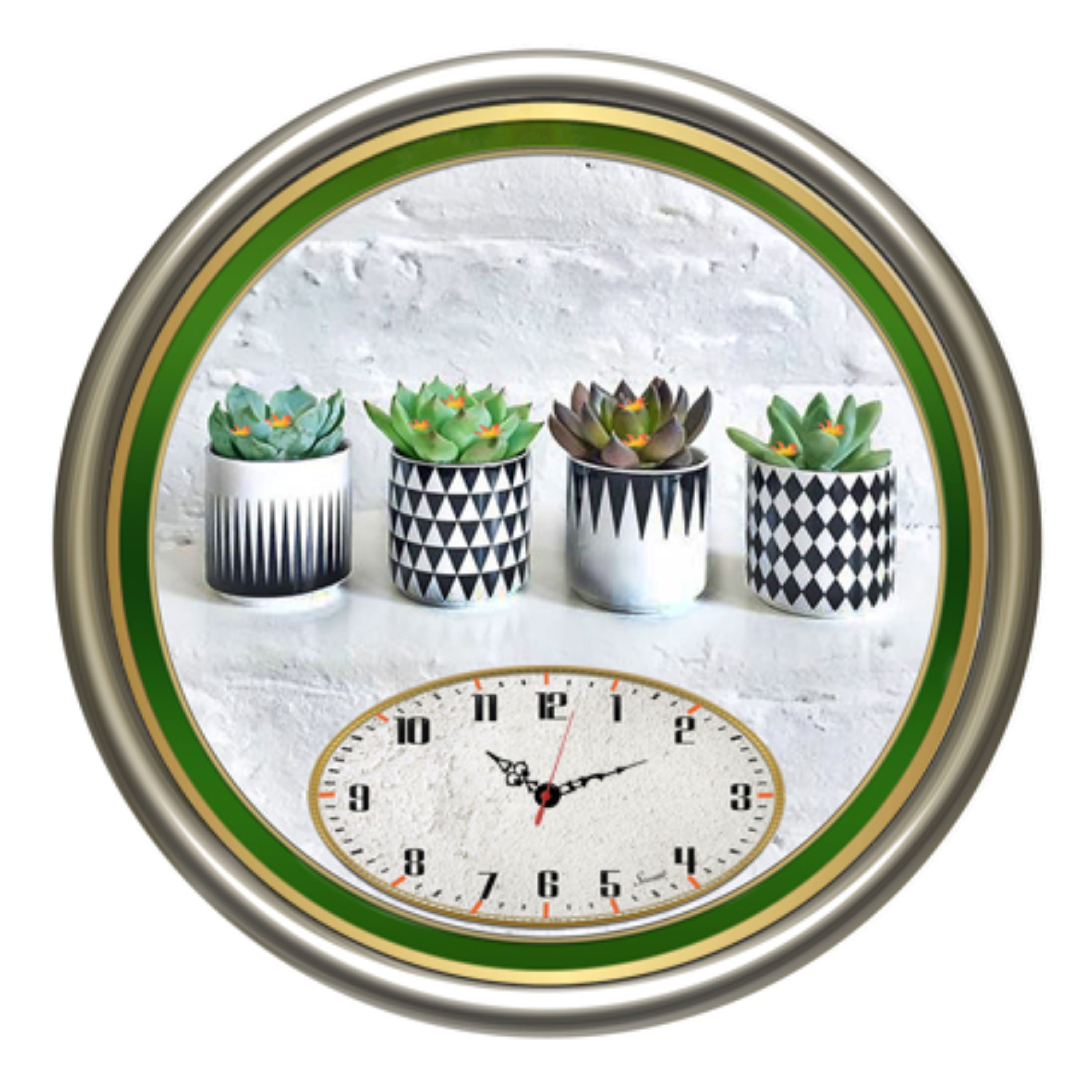 ساعت رومیزی طرح کاکتوس کد 173