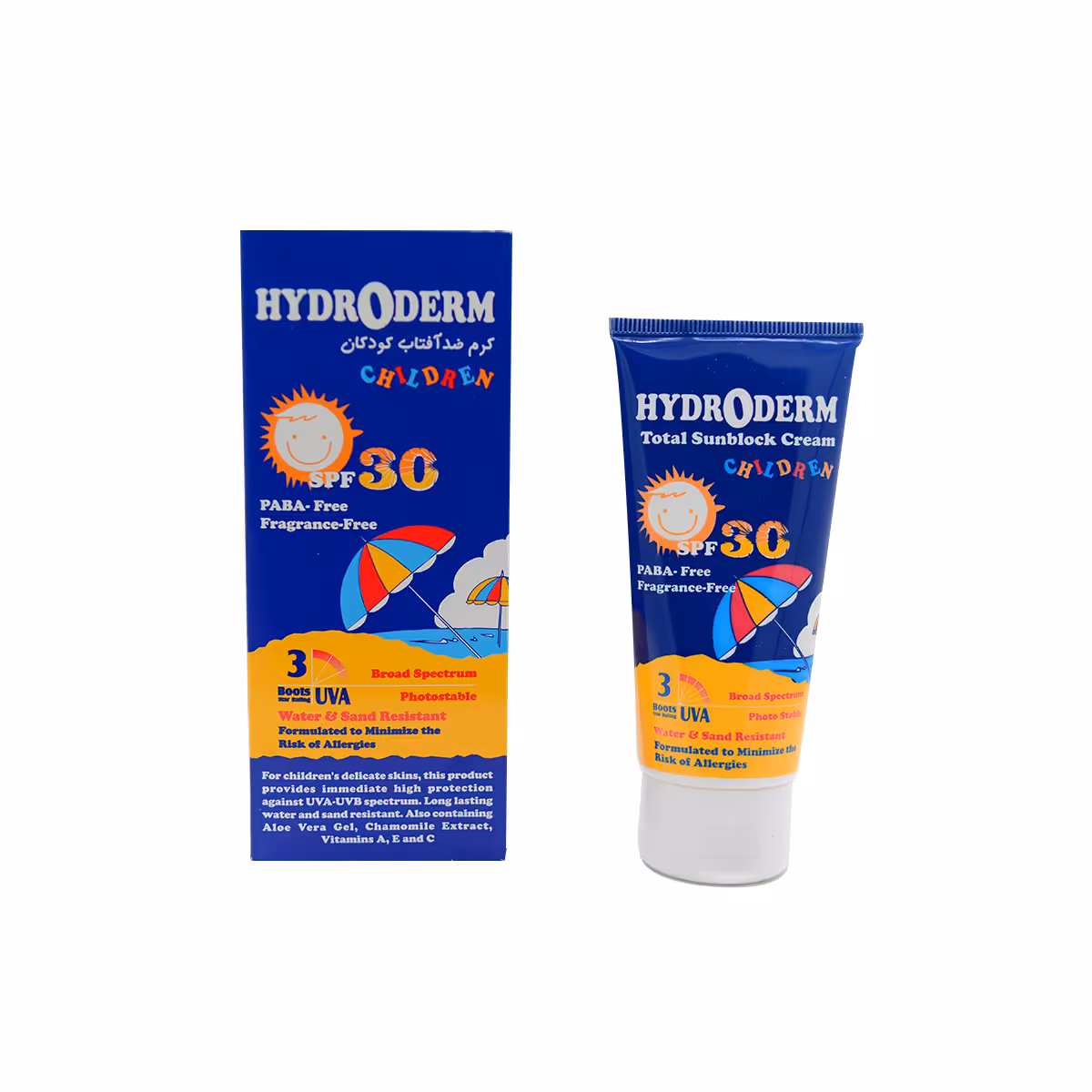 کرم ضدآفتاب کودکان (30 SPF) هیدرودرم