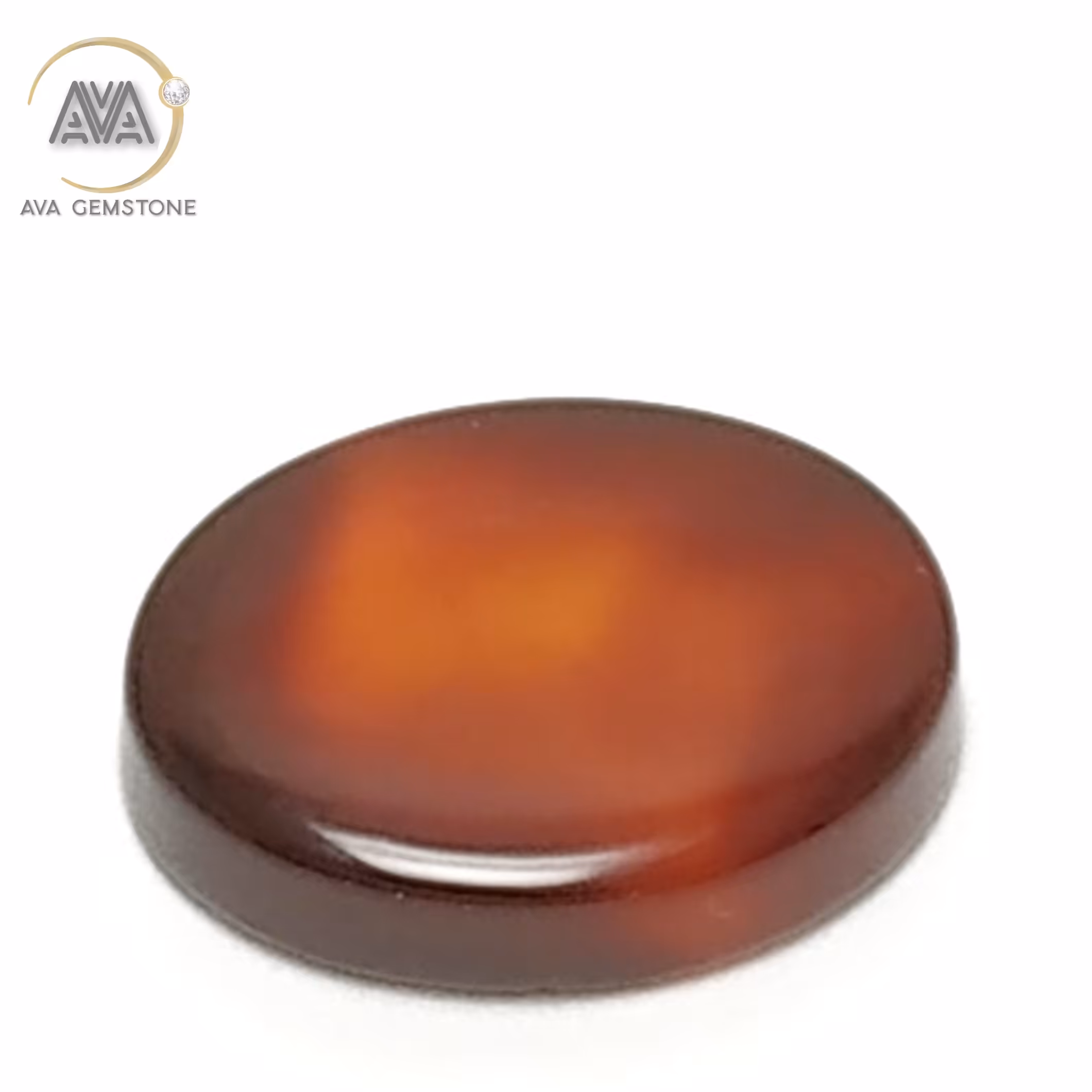 عقیق سرخ خراسان درشت با رنگ و نقش عالی ابعاد 19 در 26 و ارتفاع شش و نیم میلیمتر  وزن 6.3 گرم