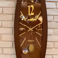 ساعت دیواری تمام چوب خاص (پاندول دار مدرن)