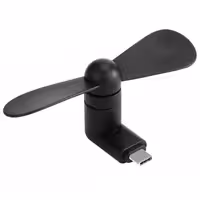 پنکه همراه مدل USB-Type C مشکی