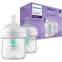 شیشه شیر سوپاپ دار اونت avent 125ml | سیسکالا