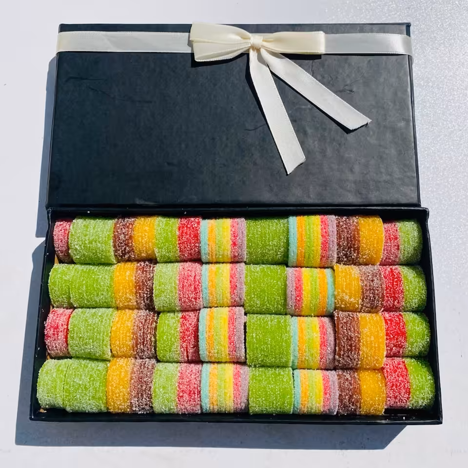 جعبه هدیه پاستیلی ترش