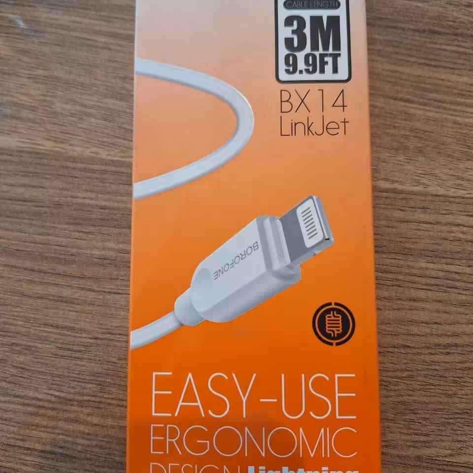 کابل شارژ آیفون بروفون مدل BX14.با گارانتی یکساله تعویض با نو پژواک