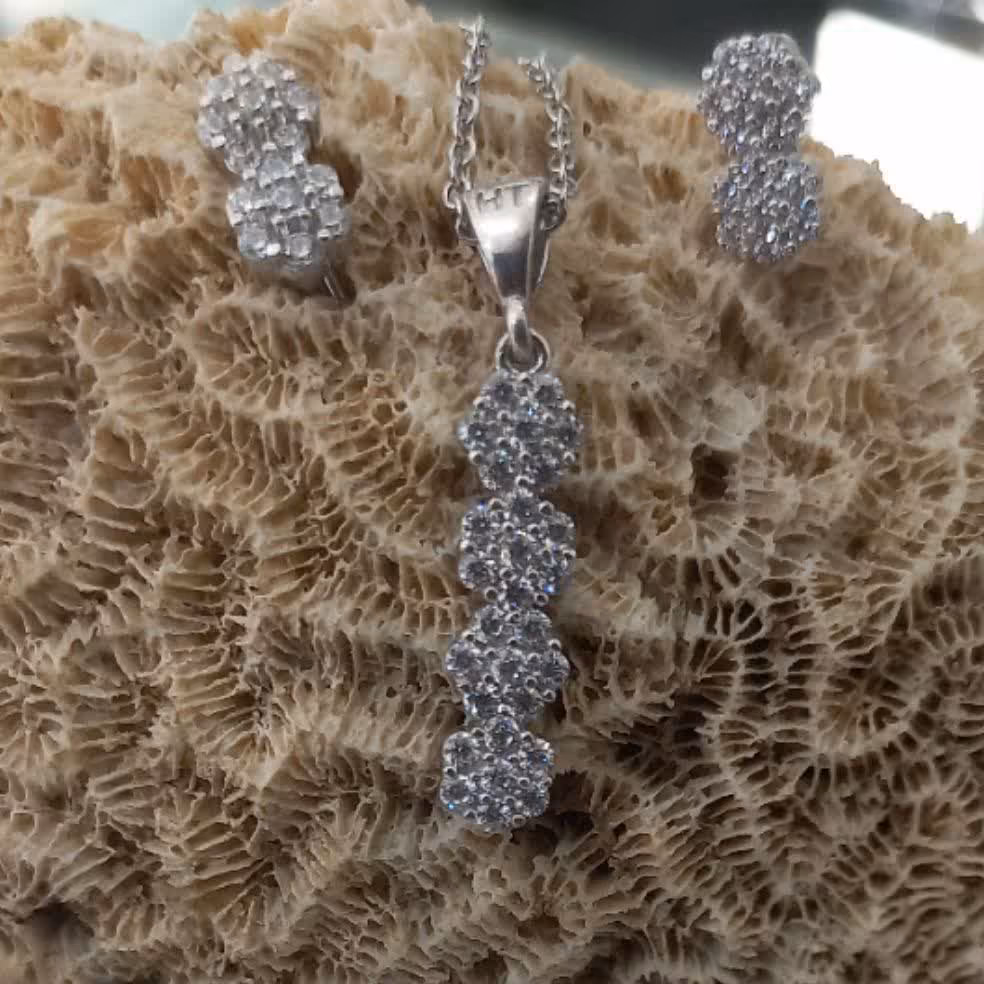 نیم ست نقره