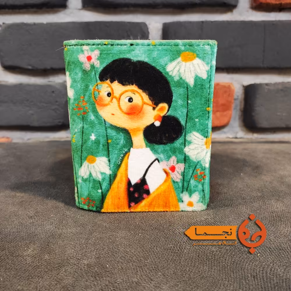 کیف پول کتی سه لت  طرح دختر کد DC301