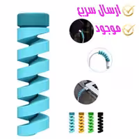 محافظ کابل سیلیکونی فنری بسته ی 4 عددی