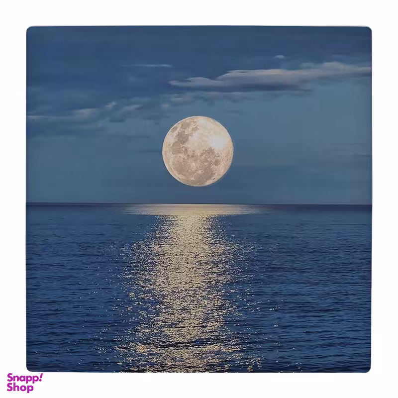 زیر لیوانی طرح مهتاب و دریا کد 4808970_3622