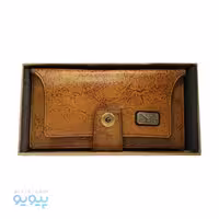 کیف پول چرمی مردانه دکمه دار KARA