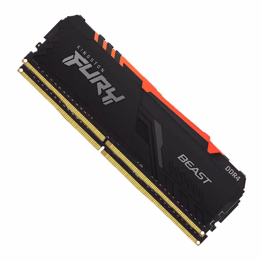 قیمت و خرید رم کینگستون مدل Fury Beast RGB 32GB Dual 3200Mhz CL16 DDR4 | یاس ارتباط