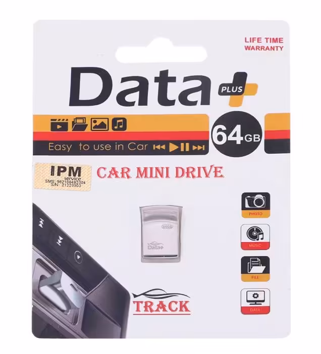 فلش مموری دیتا پلاس مدل Track USB 2.0 ظرفیت 64 گیگابایت