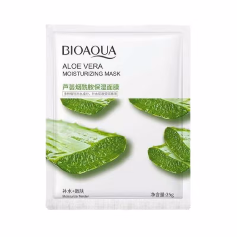ماسک صورت بایو آکوا مدل ALOE VERA وزن 25 گرم