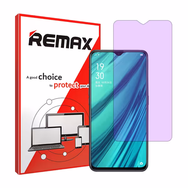 گلس اوپو A9x مدل هیدروژلی آنتی پرپل برند ریمکس کد S