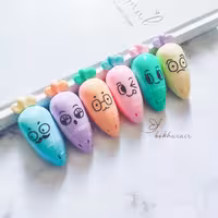 ماژیک هایلایت 6 رنگ طرح هویج ایموجی دار