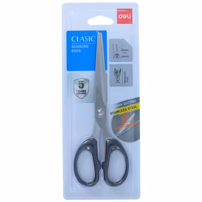 قیمت و خرید قیچی اداری 18 سانت 6009 دلی DELI