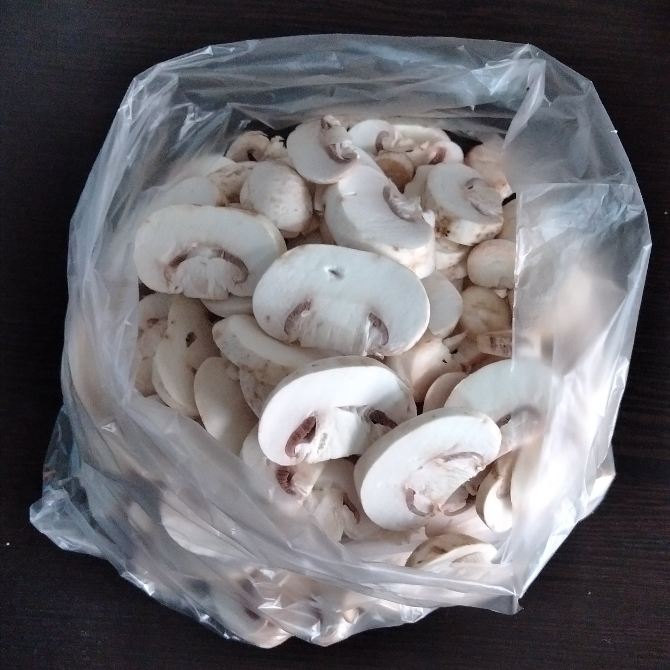 قارچ تازه اسلایس شده 500گرمی