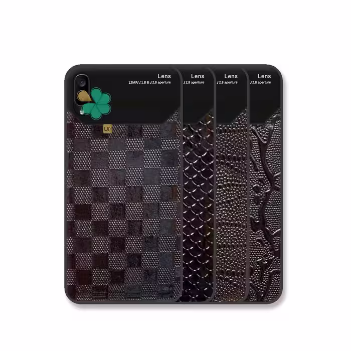 قاب پشت گلس چرمی گوشی سامسونگ Samsung A02 مدل مونت بلنک