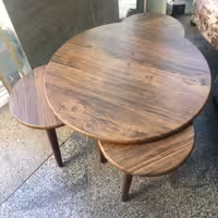 جلومبلی پایه چوبی  4 تیکه صفحهmdf رنگ بندی دارد (ارسال با باربری و پس کرایه میباشد)