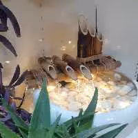 آبنما رومیزی دکوری بامبو مدل شیدا