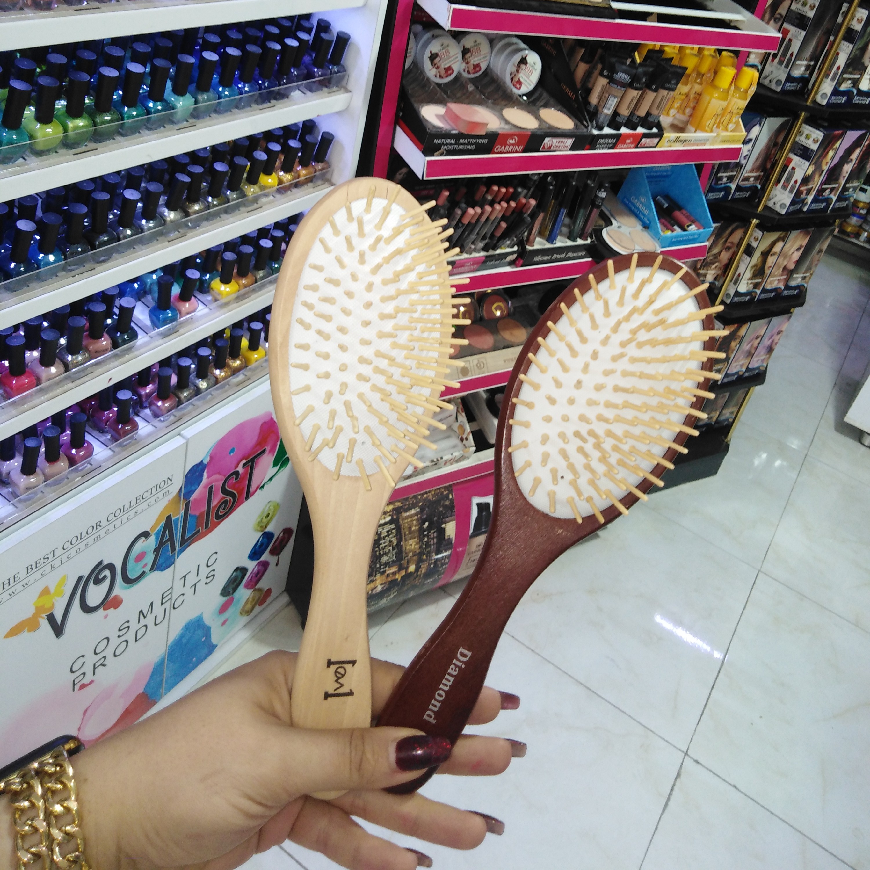 برس چوبی بامبو ساده