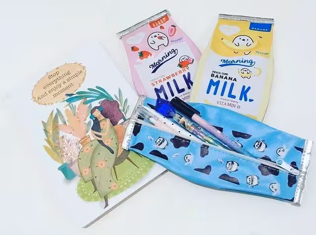 جامدادی فانتزی طرح پاکت شیر