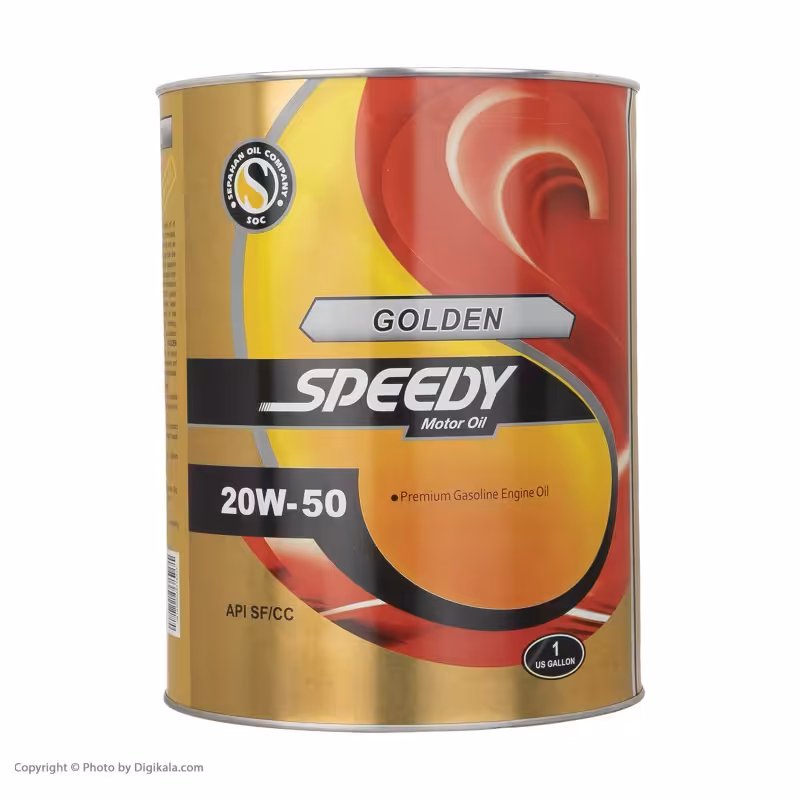 روغن موتور  اسپیدی گلدن طلایی یک لیتری 20w50